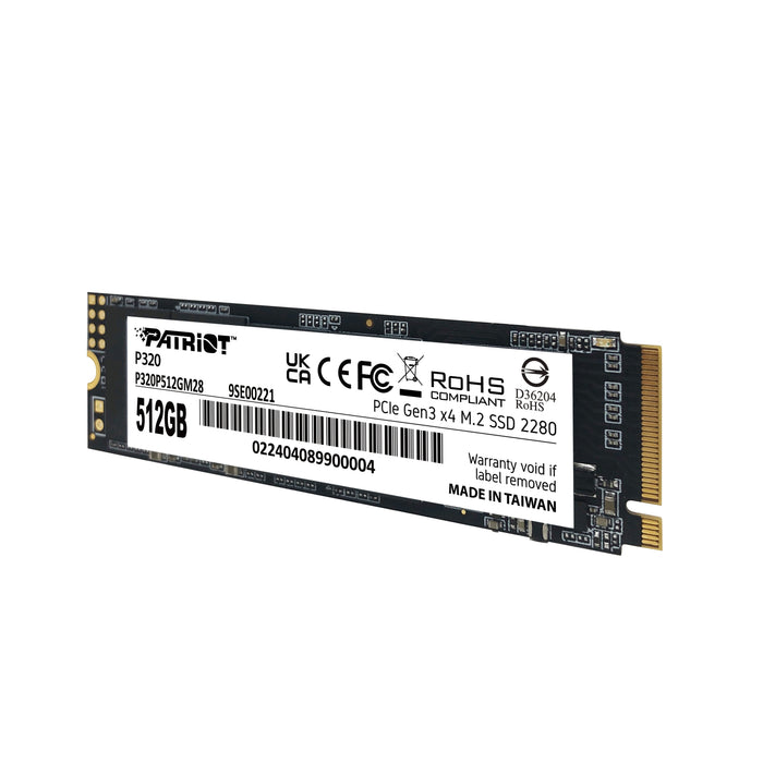 EAN 4711378427615 - Patriot Memory P320 512 GB M.2 PCI Express 3.0 NVMe imagen 4