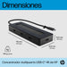 EAN 0196548907007 - HP 4K USB-C Multiport Hub USB Tipo C 10000 Mbit/s Negro imagen 3