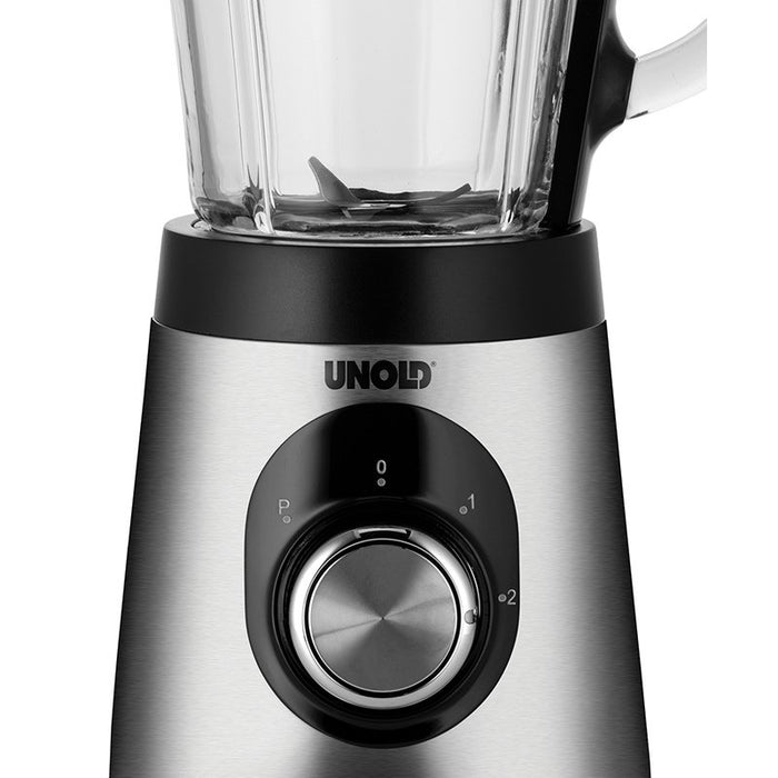 EAN 4011689786259 - Unold Edel 1,5 L Batidora de vaso 500 W Negro, Acero inoxidable, Transparente imagen 6