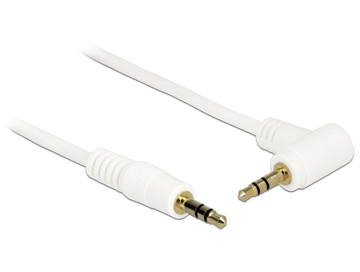 Delock 2m 3.5mm M/M Cable De Audio 3,5mm Blanco Blanco, 3,5mm, Macho, 3,5mm, Macho, 2 M, Blanco