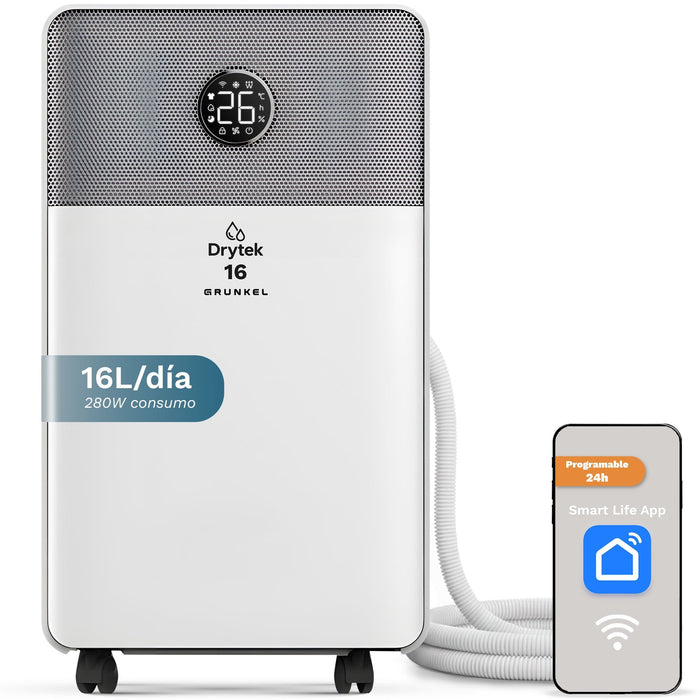 Deshumidificador Grunkel Dh-16dt Depósito 2l