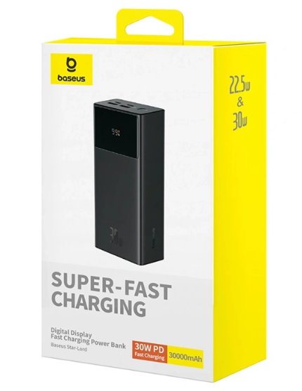 EAN 6932172634292 - Baseus P10022905113-00 batería externa Polímero de litio 30000 mAh Negro imagen 7