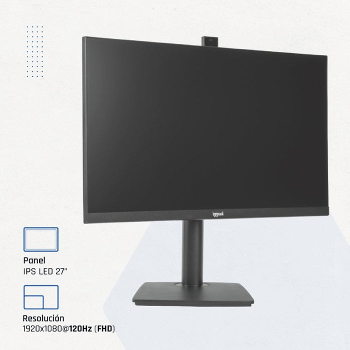 EAN 8435364320013 - iggual ML27WC pantalla para PC 68,6 cm (27") 1920 x 1080 Pixeles Full HD LED Negro imagen 9