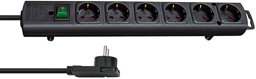 EAN 4007123641086 - Brennenstuhl 1153300100 base múltiple 2 m 6 salidas AC Interior Negro imagen 1