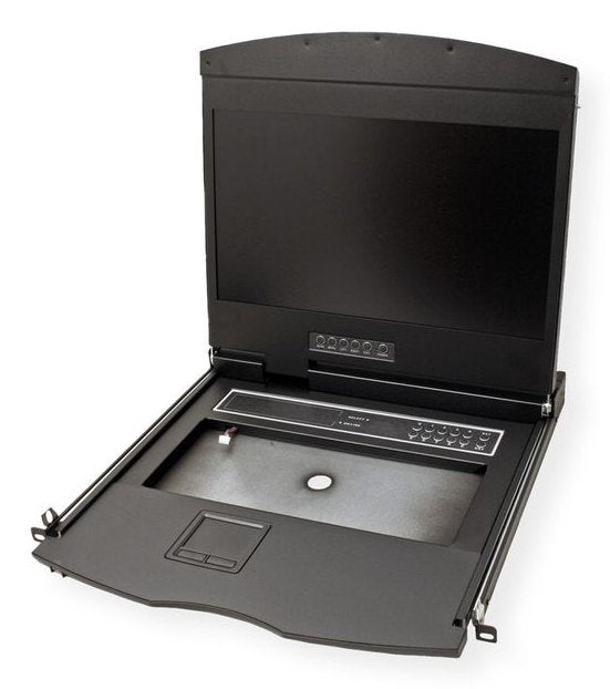 19-Zoll-Kvm-Konsole, 48 Cm (19") Tft (16:9), Vga, Usb, Uk-Layout