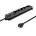 EAN 5901878502717 - Qoltec 50271 limitador de tensión Negro 5 salidas AC 230 V 3 m imagen 1