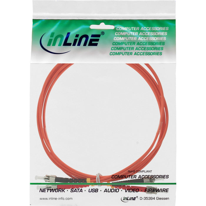 Cable Duplex De Fibra Óptica Inline St/St 50/125?M Om2 3m