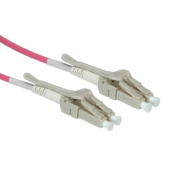Roline Lwl-Cable 50 125um Om4 Lc Lc Low-Loss-Stecker Fr Hohe Dichte Violett 1m