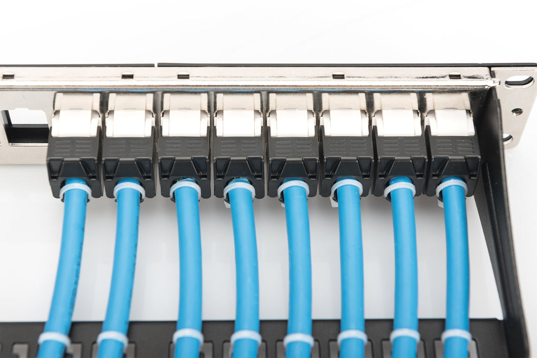 EAN 4016032441885 - Digitus DK-1614-A-VH-5 cable de red Azul Cat6a U/UTP (UTP) Alrededor imagen 3
