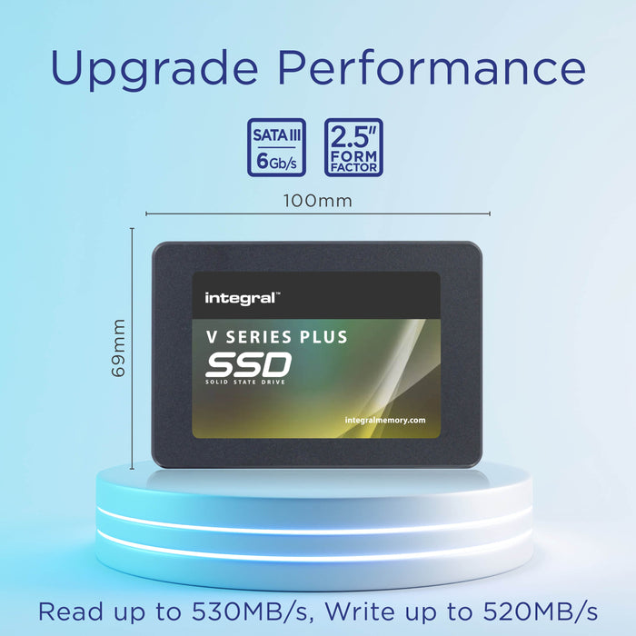 1tb - 1024gb Ssd 2.5inch Sata 3 R-550mb/S W-520mb/S Tlc Tbw 512 V Series 2 Plus Integral