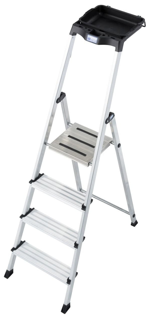 EAN 4009199126528 - Krause 126528 escalera Escalera taburete Aluminio, Negro imagen 1