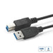 EAN 5711045493874 - Microconnect USB3.0AB05B cable USB USB 3.2 Gen 1 (3.1 Gen 1) 0,5 m USB A USB B Negro imagen 1