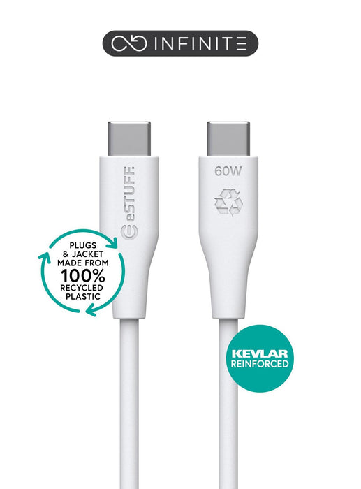 EAN 5715063055458 - eSTUFF ES604070-BULK cable USB USB 2.0 0,5 m USB C 60 W Blanco imagen 1