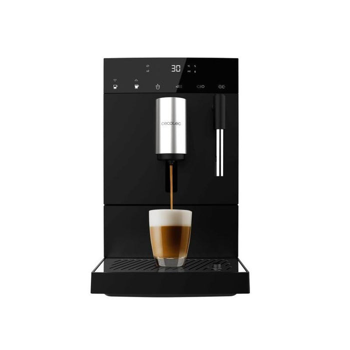 Cecotec Cremmaet Compact Steam Cafetera Superautomatica - 19bar - Deposito De 1.1l - Molinillo Conico - Pantalla Tactil