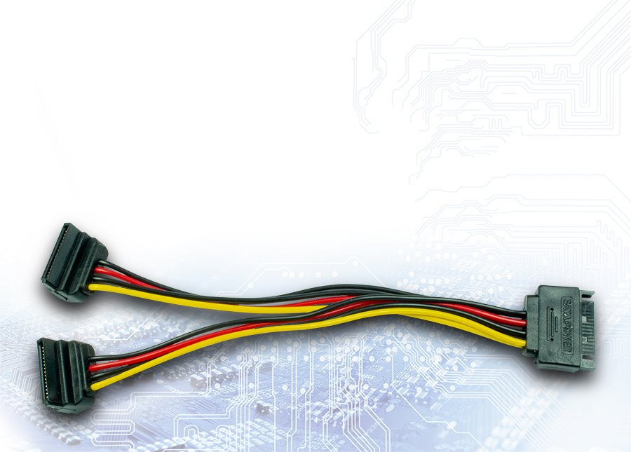 Adaptador Inter-Tech 1xs-Ata -> 2x S-Ata, 0,15 M Retail