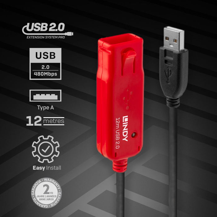 EAN 4002888427838 - Lindy 42783 hub de interfaz 480 Mbit/s Negro imagen 3