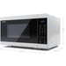 EAN 4974019192987 - Sharp YC-MG81E-W microondas Negro, Blanco Microondas con grill Encimera 28 L 900 W imagen 3