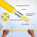 EAN 5902560369168 - Extralink EX.9168 Cable de fibra óptica e InfiniBand FTTH Amarillo imagen 10