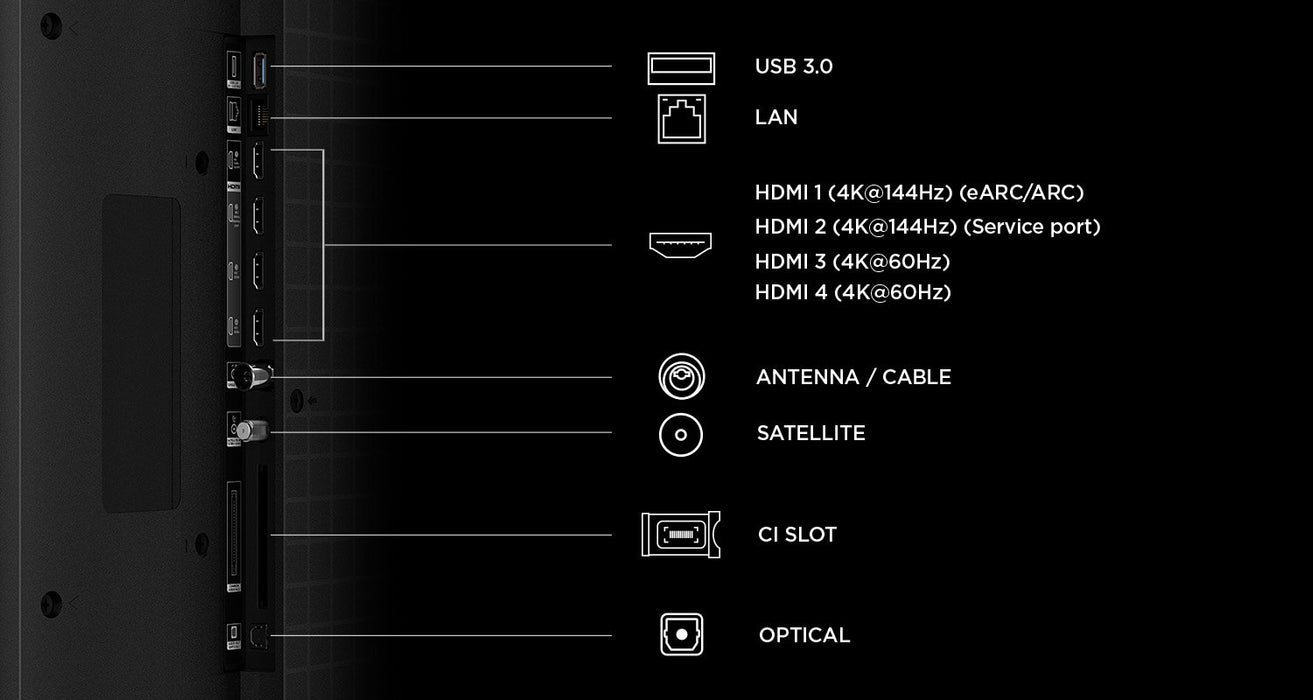 EAN 5901292529987 - TCL RM7L 75RM7L Televisor 190,5 cm (75") 4K Ultra HD Smart TV Wifi Negro 2000 cd / m² imagen 6
