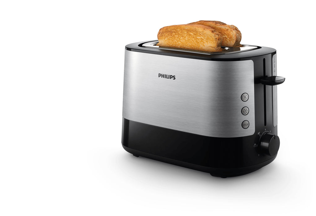 EAN 8710103792420 - Philips Viva Collection HD2635/90 tostadora 7 2 rebanada(s) 950 W Negro, Titanio imagen 5