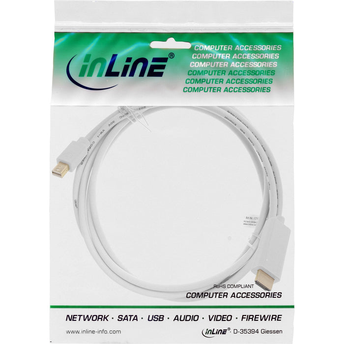 Inline Mini Displayport A Hdmi 4k2k Con Cable De Audio De 1 M