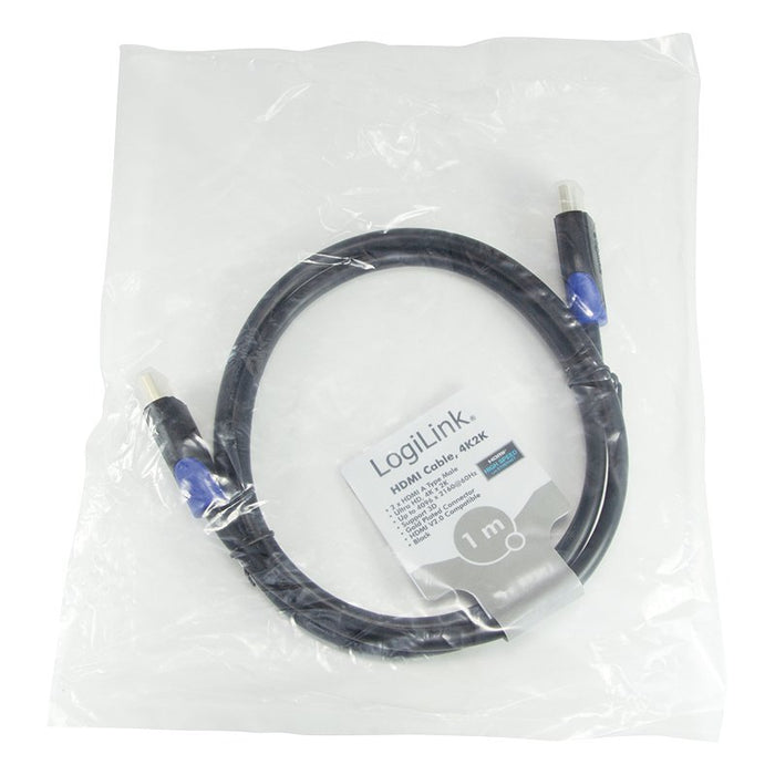EAN 4052792012439 - LogiLink CH0061 cable HDMI 1 m HDMI tipo A (Estándar) Negro imagen 5