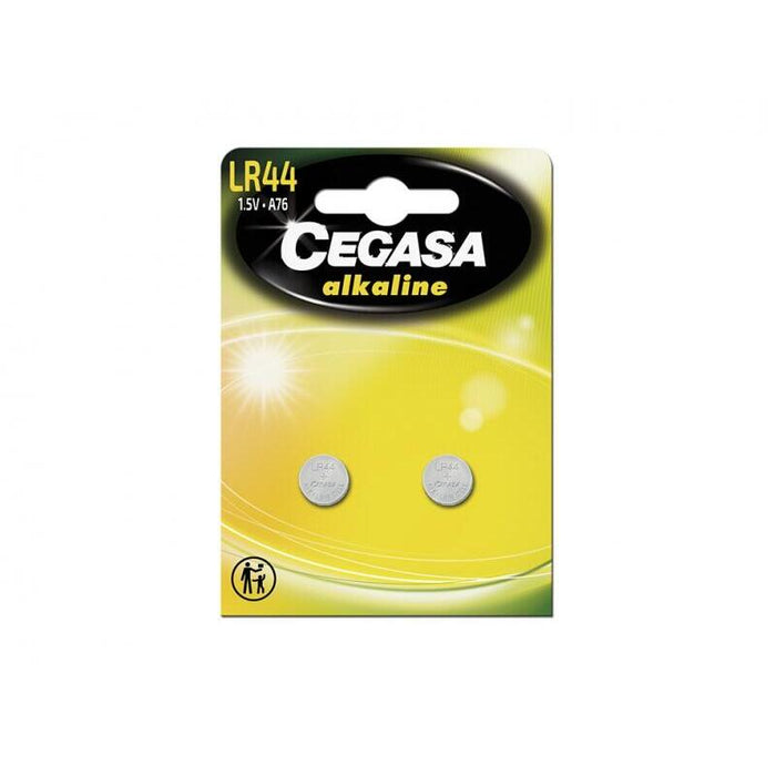 Cegasa Alcalina Lr44 Pila Para Pequeños Aparatos - Ideal Para Mandos A Distancia, Juguetes Y Termometros Digitales -