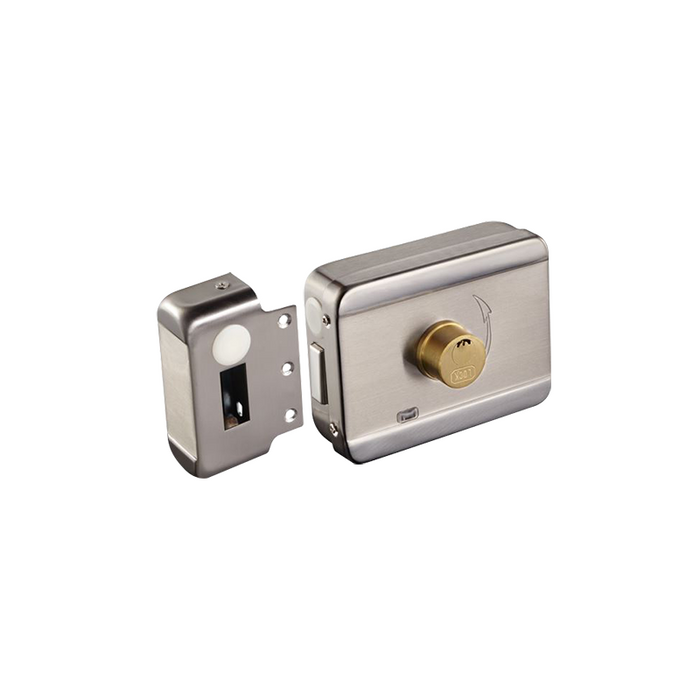Cerradura De Seguridad Inteligente De Superficie Electromecánica Fail Secure (No). Acero Inoxidable