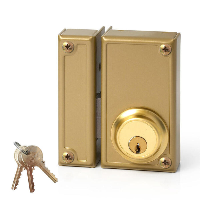 Cerradura De Sobreponer Solo Llave. Izquierda Jis 33-6i Jis