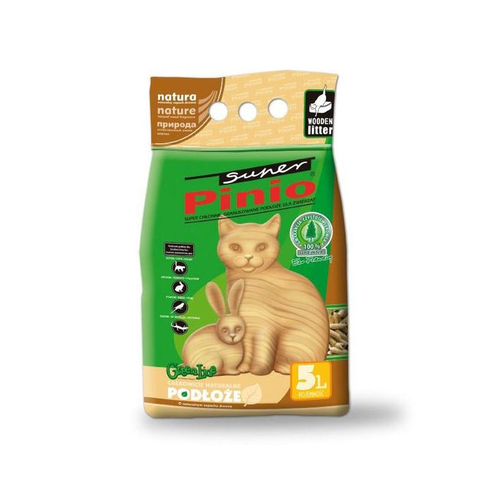 Certech Arena Super Pinio Natural 5 L - Arena De Madera Para Gatos