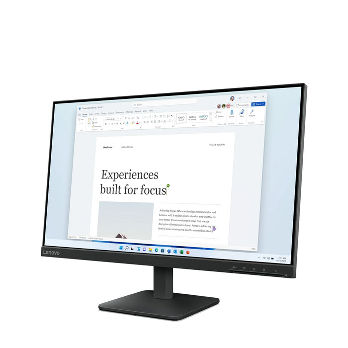 EAN 198156534620 - Lenovo L24-4e pantalla para PC 60,5 cm (23.8") 1920 x 1080 Pixeles Full HD LCD Negro imagen 3