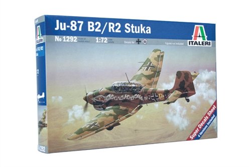 EAN 8001283012928 - Italeri JU - 87 B2 STUKA Maqueta de avión de ala fija Kit de montaje 1:72 imagen 1