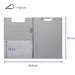EAN 4002390054089 - MAUL 2339295 portapapel A4 Cartón, Papel aluminio Plata imagen 6