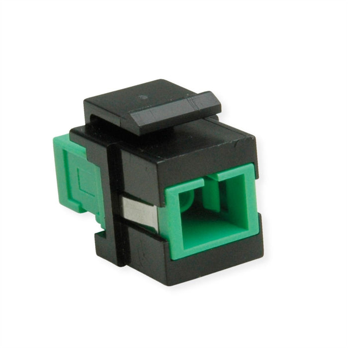Roline Keystone Lwl-Adapter Sc Sc Simplex, Single Mode, Os2, Apc