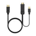 EAN 8436574707366 - AISENS A122-0641 adaptador de cable de vídeo 1,8 m HDMI tipo A (Estándar) DisplayPort + USB Type-A imagen 3
