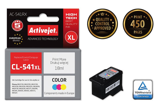 EAN 5901443019657 - Activejet AC-541RX cartucho de tinta 1 pieza(s) Compatible Alto rendimiento (XL) Cian, Magenta, Amarillo imagen 1