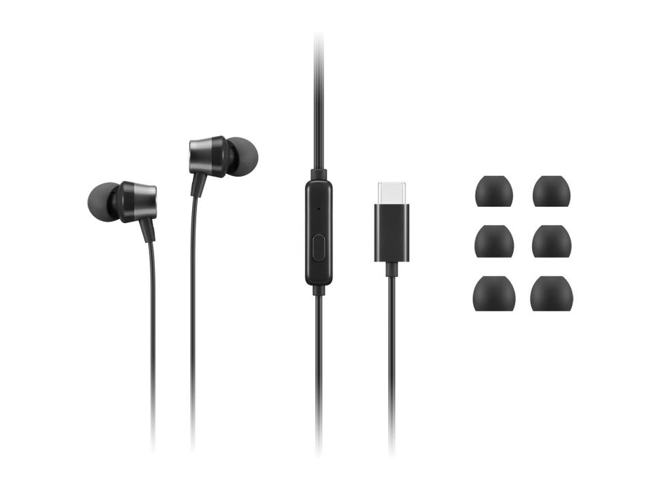 EAN 0195892059837 - Lenovo 4XD1J77351 auricular y casco Auriculares Alámbrico Dentro de oído Oficina/Centro de llamadas USB T imagen 1