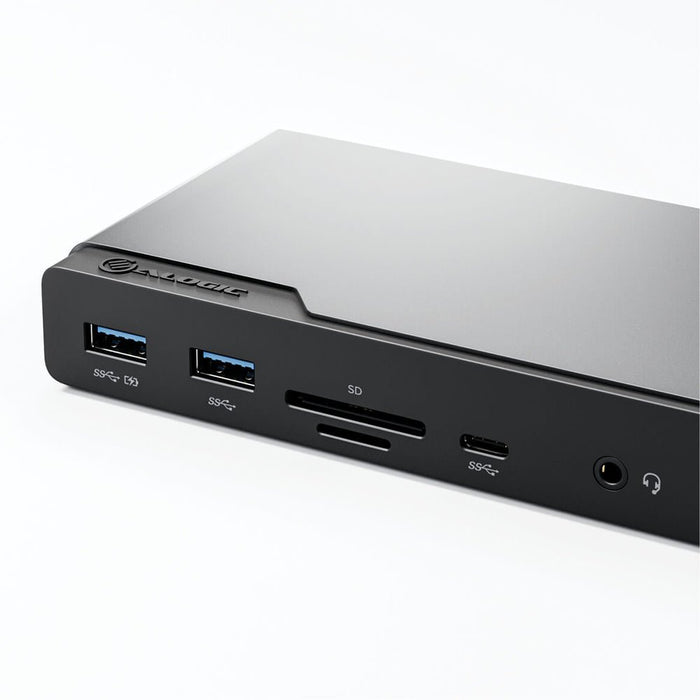EAN 9350784026590 - ALOGIC DV4 Alámbrico USB 3.2 Gen 1 (3.1 Gen 1) Type-C Gris imagen 4