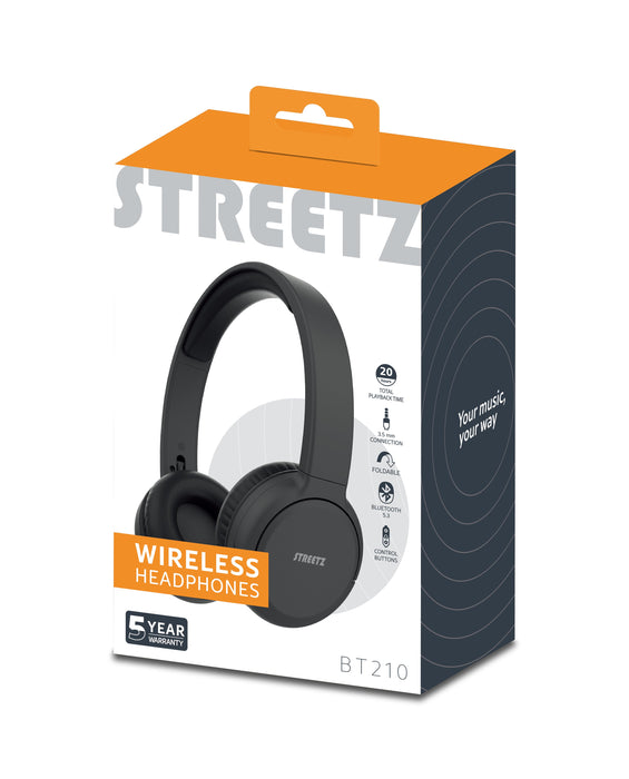EAN 7333048068118 - Streetz BT210-BLK auricular y casco Auriculares Inalámbrico y alámbrico Diadema Llamadas/Música Bluetooth imagen 10