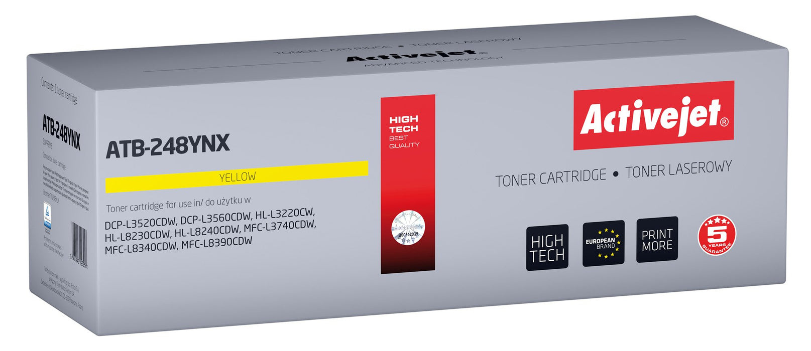 EAN 5901443123958 - Activejet ATB-248YNX cartucho de tóner 1 pieza(s) Compatible imagen 1