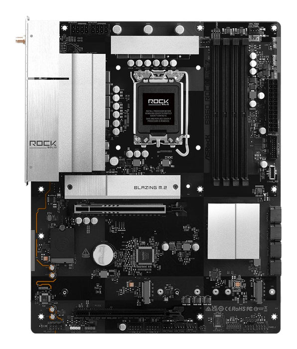 Mb Asrock Intel 1851 B860 Rock Wifi 7