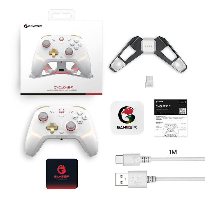 EAN 6936685221369 - GameSir Cyclone2 BDL-WH Blanco Bluetooth/RF/USB Gamepad Analógico/Digital Android, Nintendo Switch, PC, i imagen 5