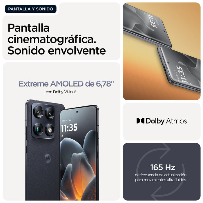 EAN 0840493604862 - Motorola signature 17,2 cm (6.78") SIM doble Android 16.0 5G USB Tipo C 16 GB 512 GB 5200 mAh Azul oscuro imagen 11