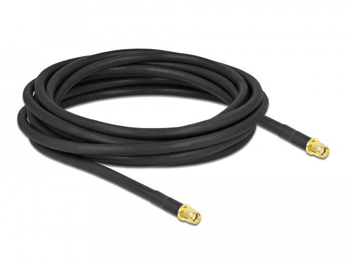 Delock Cable De Antena  Rp-Sma Macho A Rp-Sma Macho Lmr/Cfd300 5 M Low Loss