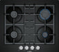 EAN 4242005134311 - Bosch Serie 4 PNP6B6B90 hobs Negro Integrado 60 cm Encimera de gas 4 zona(s) imagen 1