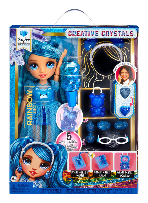 EAN 0035051121374 - Rainbow High Creative Crystals Fashion Doll- Skyler imagen 5