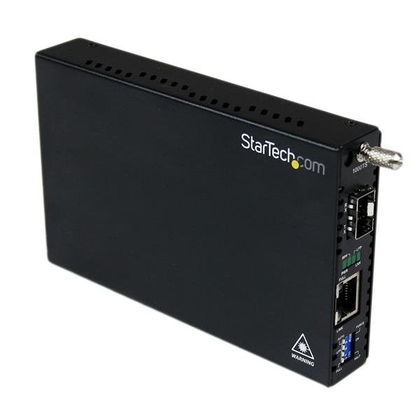 Startech.Com Conversor De Medios Ethernet Gigabit A Fibra Con Sfp Abierto Adaptador De Cobre A Fibra Conversor De Soportes De Fibra 1gbe 1000base-Sx 100base-Lx 1000base-T Rj-45 / Sfp (Mini-Gbic) Para P/N: Glcsxmmrgdst J4858c10pkst J4858cst
