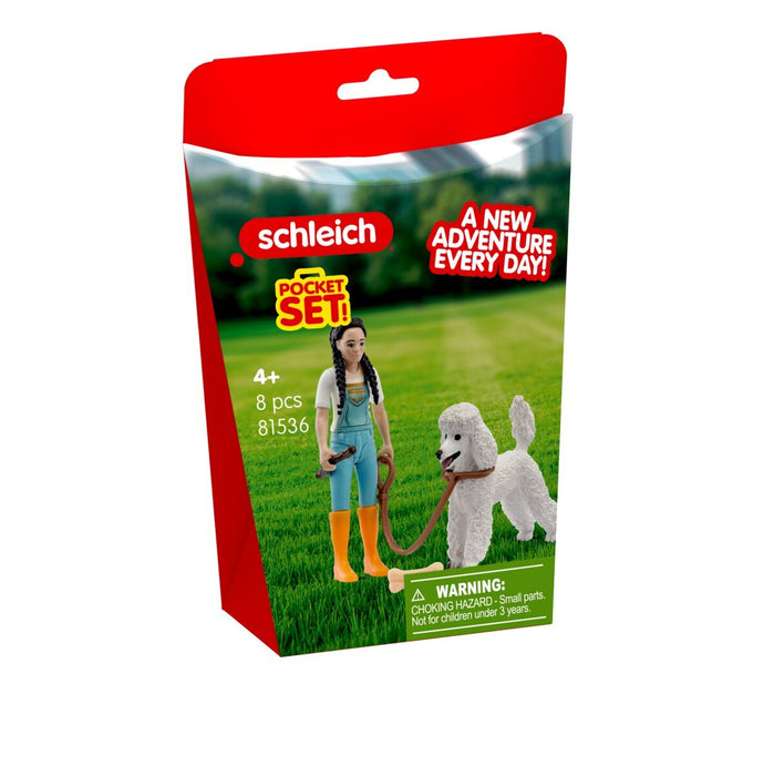 Schleich Pocket Set! Spaziergang Im Park 81536