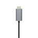 EAN 8436574704327 - AISENS A109-0393 adaptador de cable de vídeo 1,8 m HDMI tipo A (Estándar) USB Tipo C Aluminio, Negro imagen 2