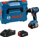 EAN 4053423321142 - Bosch GSR 18V-65 Professional 2100 RPM Llave 1,06 kg Negro, Azul imagen 1